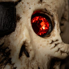 Retro Glowing Pirate Skull Keychain