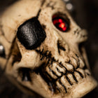 Retro Glowing Pirate Skull Keychain