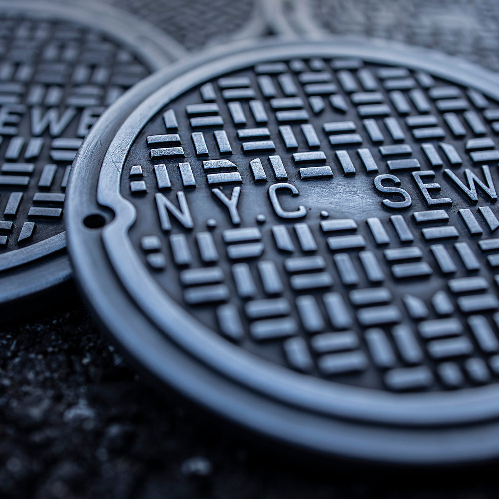 NYC Sewer Manhole Cover Coaster – The Monster Sandbox