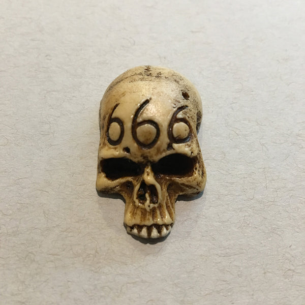 Skull Pin - 666